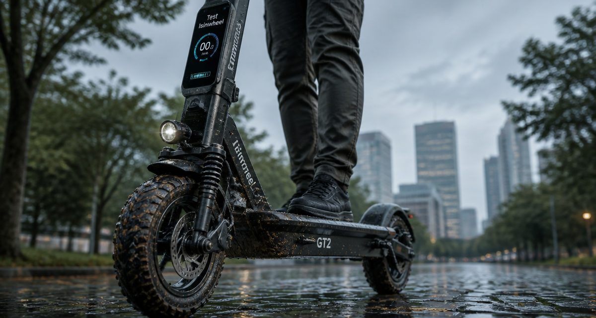 isinwheel avis homme testant gt2 sur route pavée
