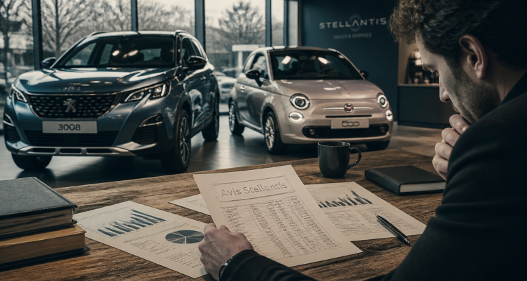 stellantis avis showroom client document
