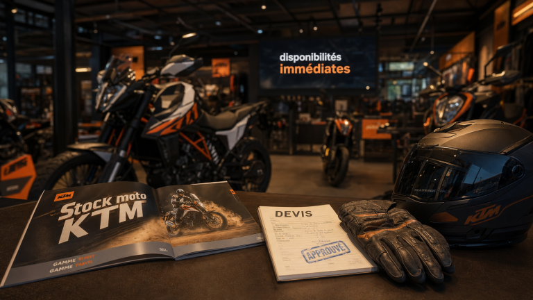 Stock moto KTM : déstockage massif et achat immédiat en concession