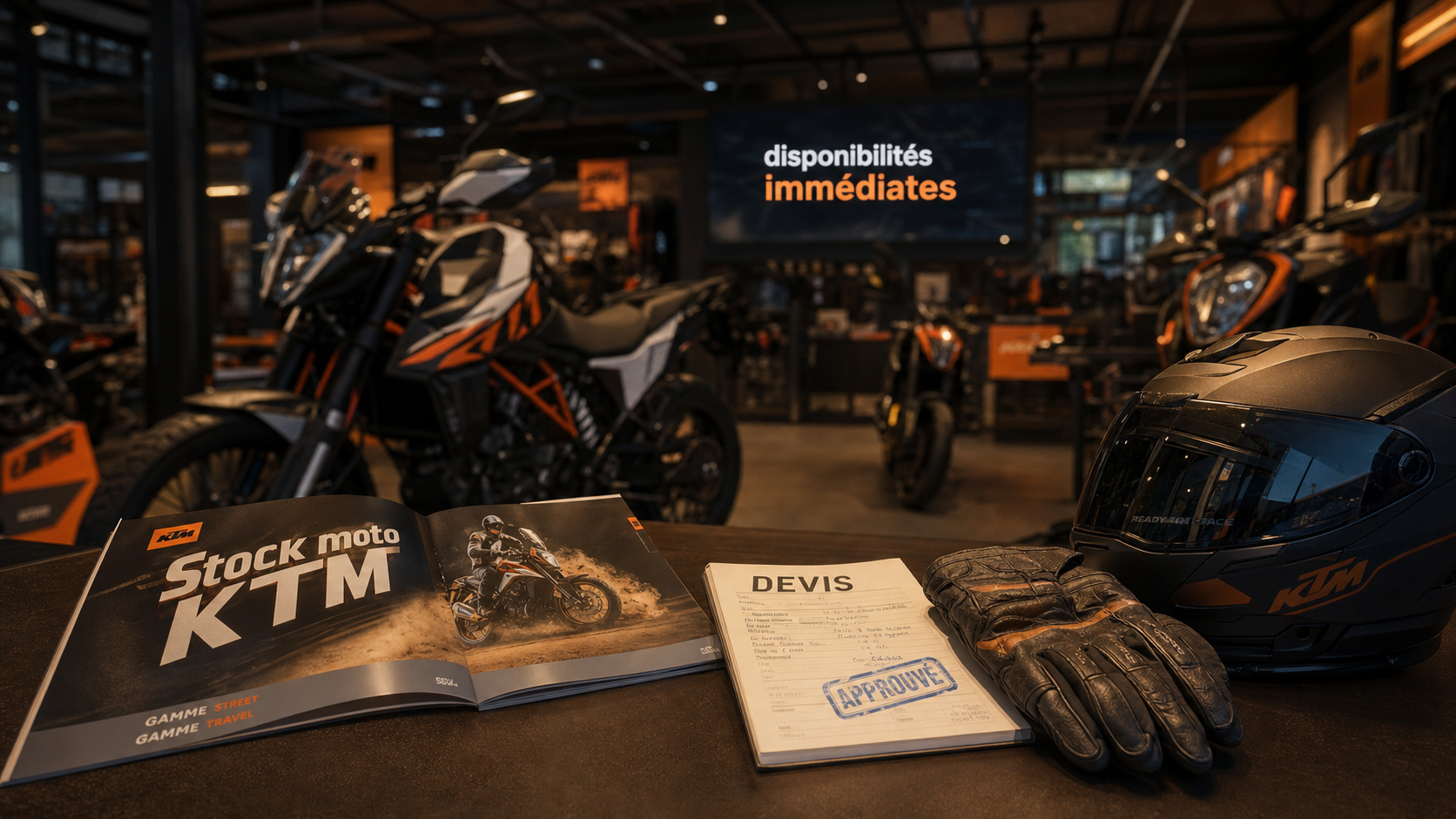 Stock moto KTM : déstockage massif et achat immédiat en concession