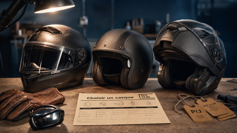 Casques moto marque : intégral, jet et modulable sur établi