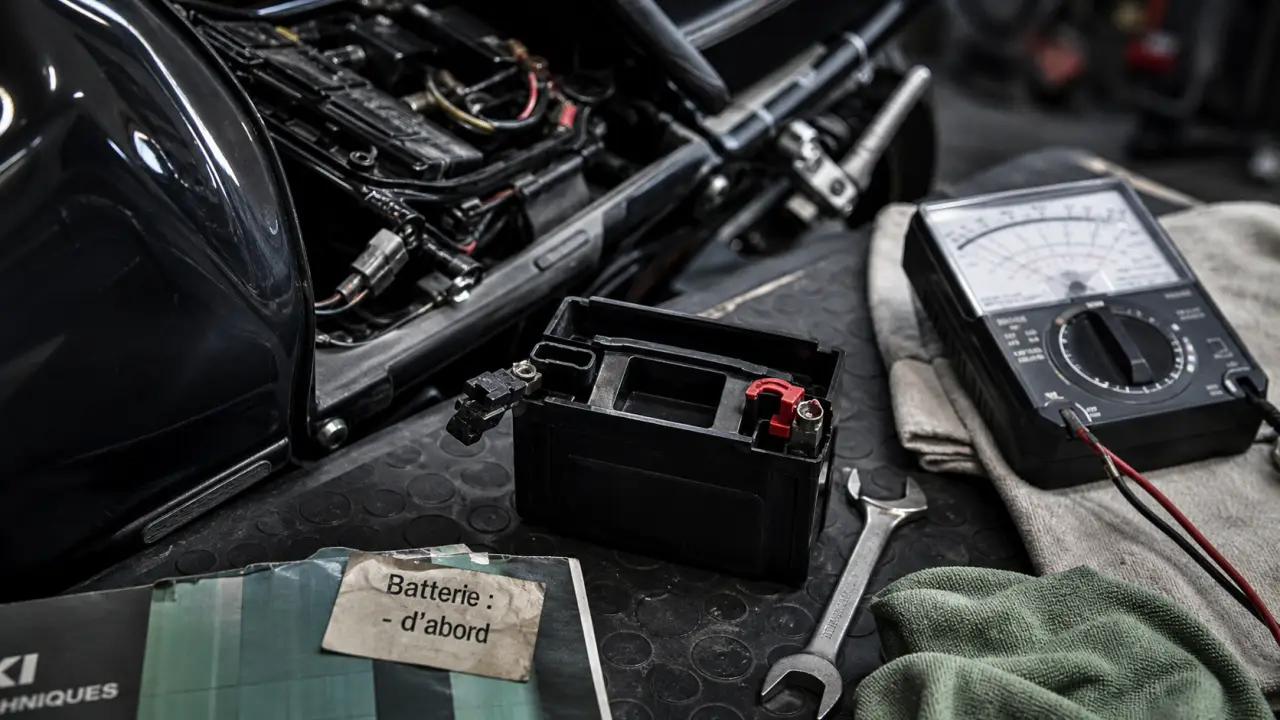 Changer batterie moto : ordre des bornes et méthode sûre en 10-20 minutes