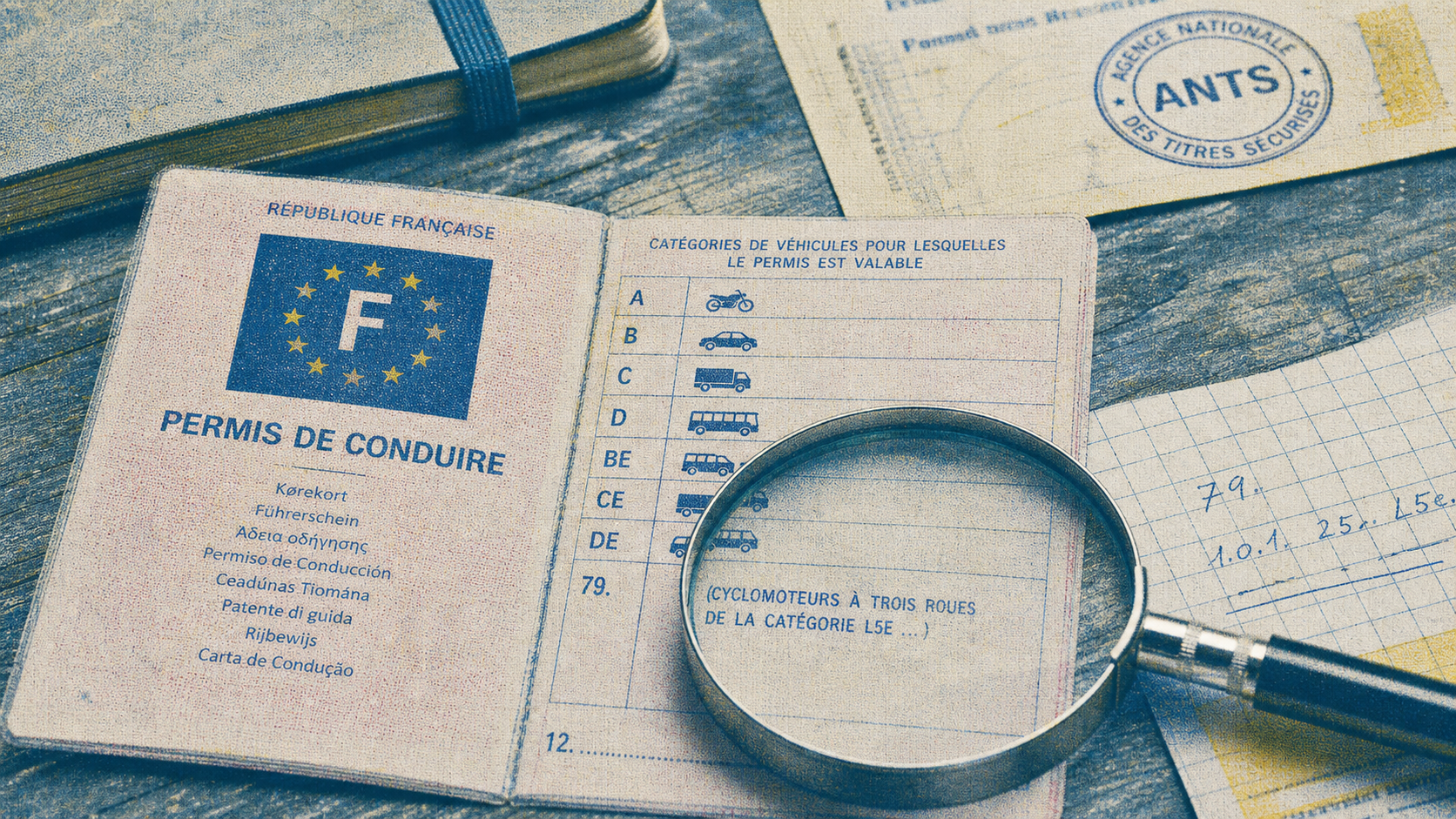 Code 79 permis de conduire : lire la catégorie (B79) et les parenthèses