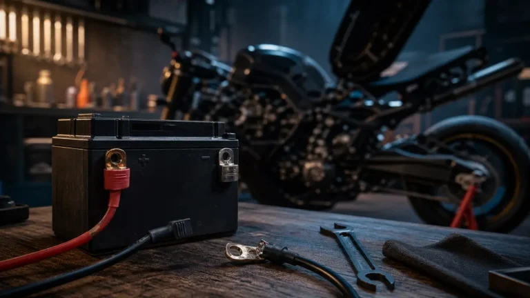 Débrancher batterie moto : noir d’abord, rouge ensuite