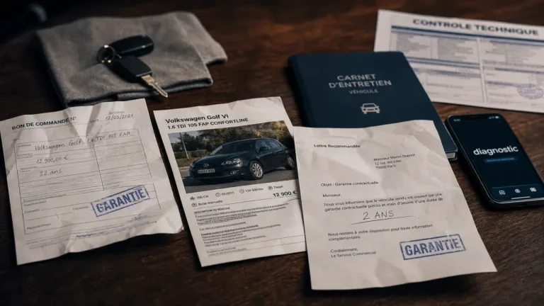 Garantie legale vehicule occasion 3 mois ou 6 mois : 2 ans