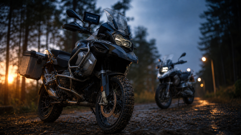 gs bmw 1250 : R 1250 GS Adventure vs GS sur piste caillouteuse
