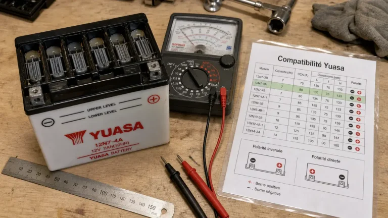 Batterie moto Yuasa pour YTX YTZ GYZ