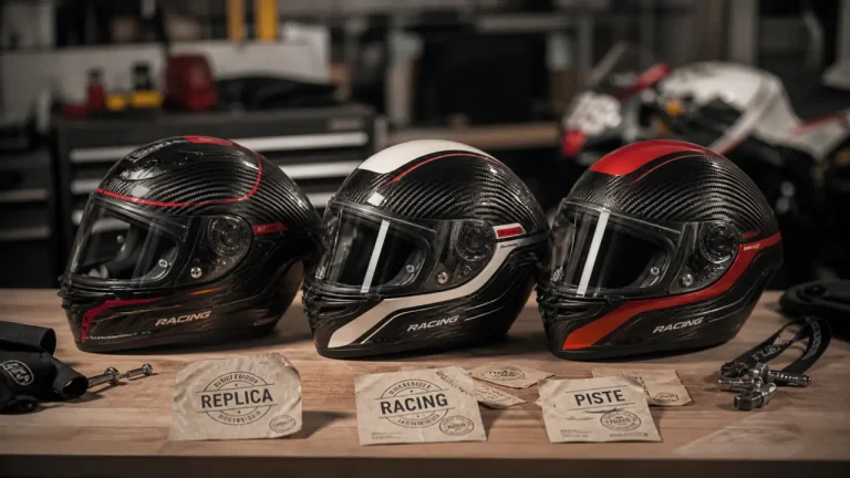 Casque moto gp replica pour la route et la piste