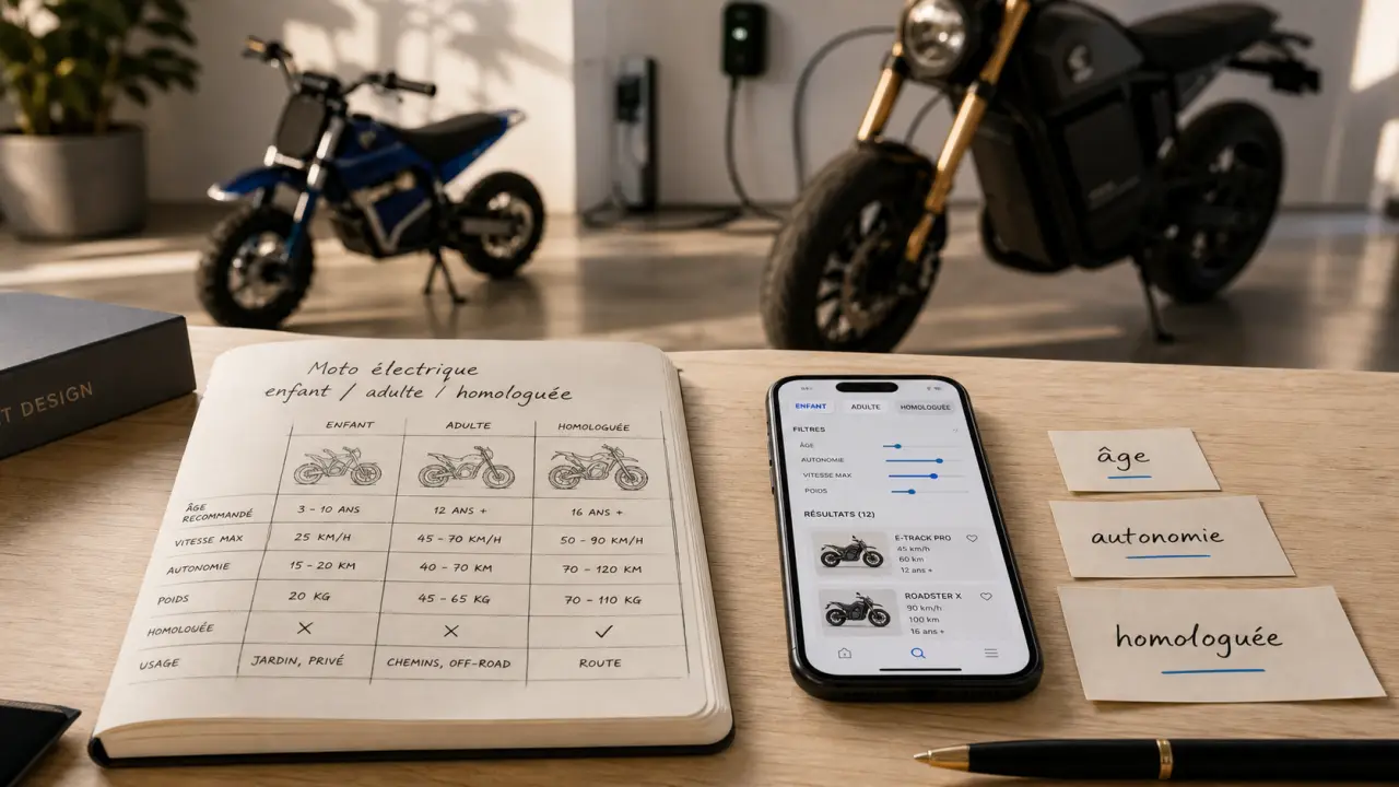 cdiscount moto électrique : choisir le bon rayon selon l’âge et l’homologation