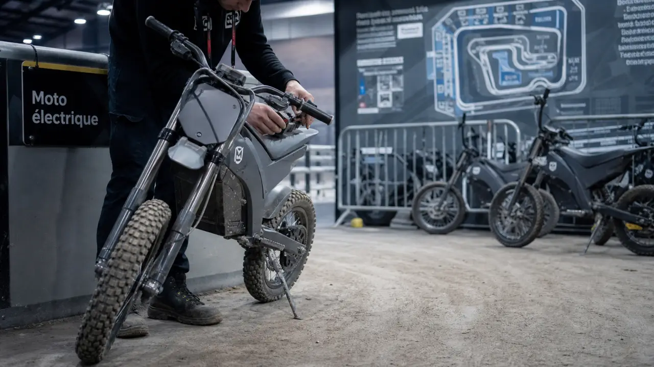 Moto électrique bruay : test avant achat en indoor