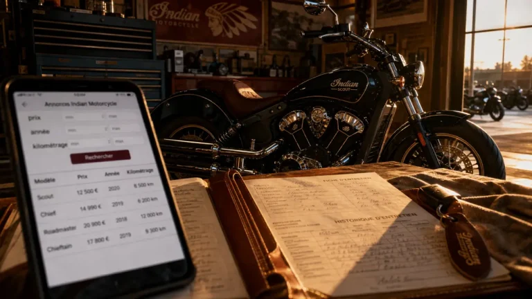 Moto indian occasion : prix visibles et stock réel, garantie claire