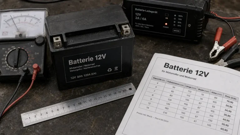 Prix batterie moto 12V : batterie, chargeur et multimètre