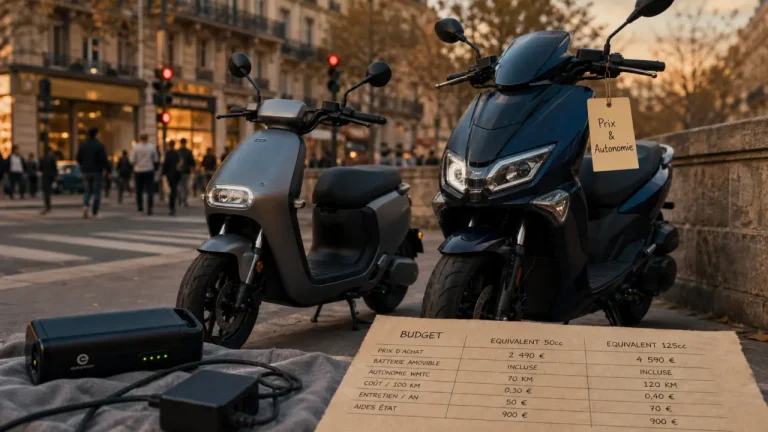 Prix du scooter électrique : tarifs et autonomie des modèles