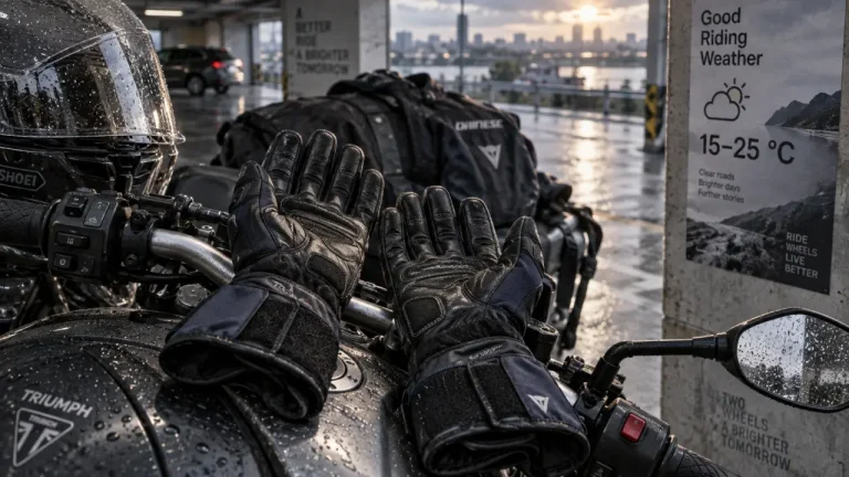 Gants moto mi saison 15–25 °C, protection mains et dextérité