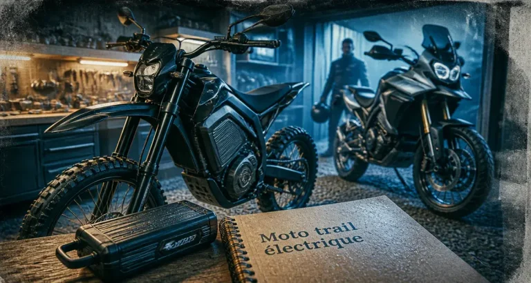 Moto trail electrique : puissance crête sous 5 500 €