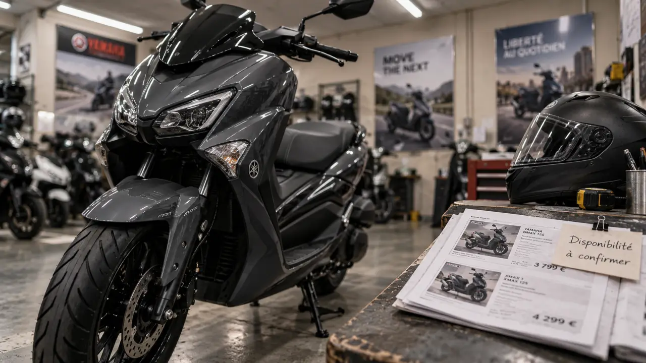 Scooter 125 Yamaha occasion en garage : prix bas, remise en état possible