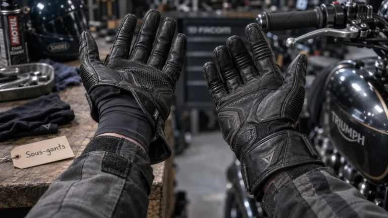 Sous gants moto : chaleur sans perdre la sensibilité